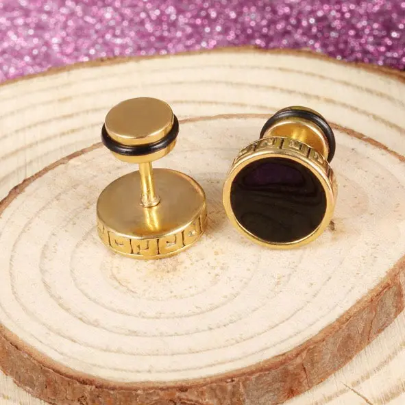 [COD] OLEVS anting tindik kualitas tinggi, anting barbel,anting cowok keren,tindik pria wanita anti karat earring-GE302 5