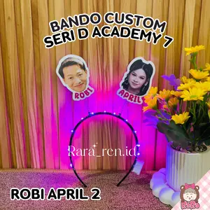 Bando Tuing-Tuing   VALEN ARBIL APRIL  D’Academy 7Bando Pendukung Lucu & Viral Bando Tuing Custom Muka Tulisan Kado Wisuda Ulang Tahun Birthday KPOP Murah BANDO SUPPORTER
