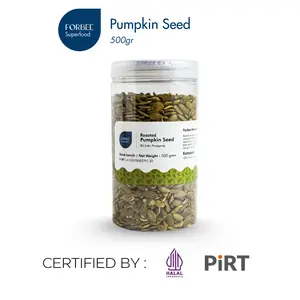 Pumpkin Seed Organic Forbee 500g, 250g & 150g | Superfood Alami Kaya Serat, Magnesium & Zinc