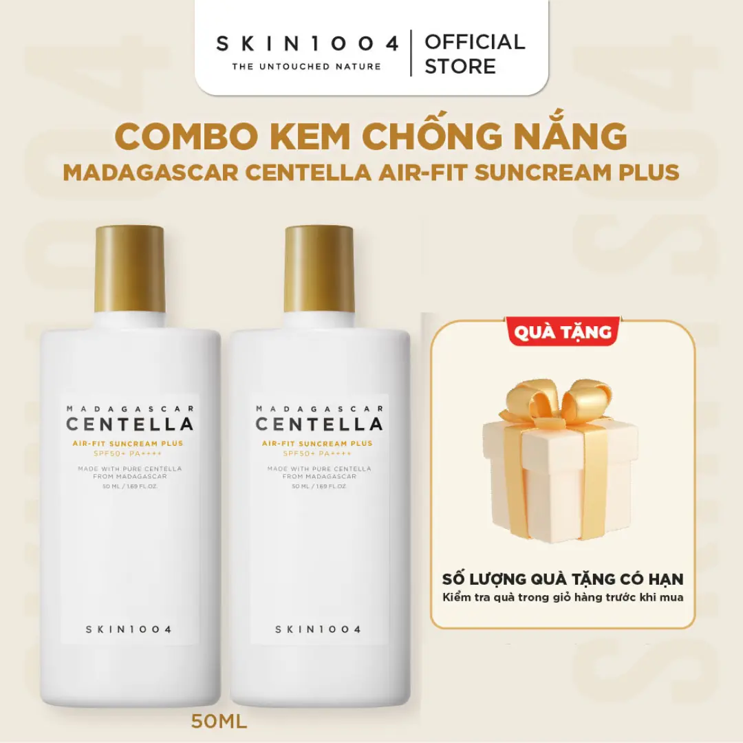 Kem Chống Nắng Skin1004 Madagascar Centella Air-Fit SunCream Plus SPF50+ PA++++ 50ml