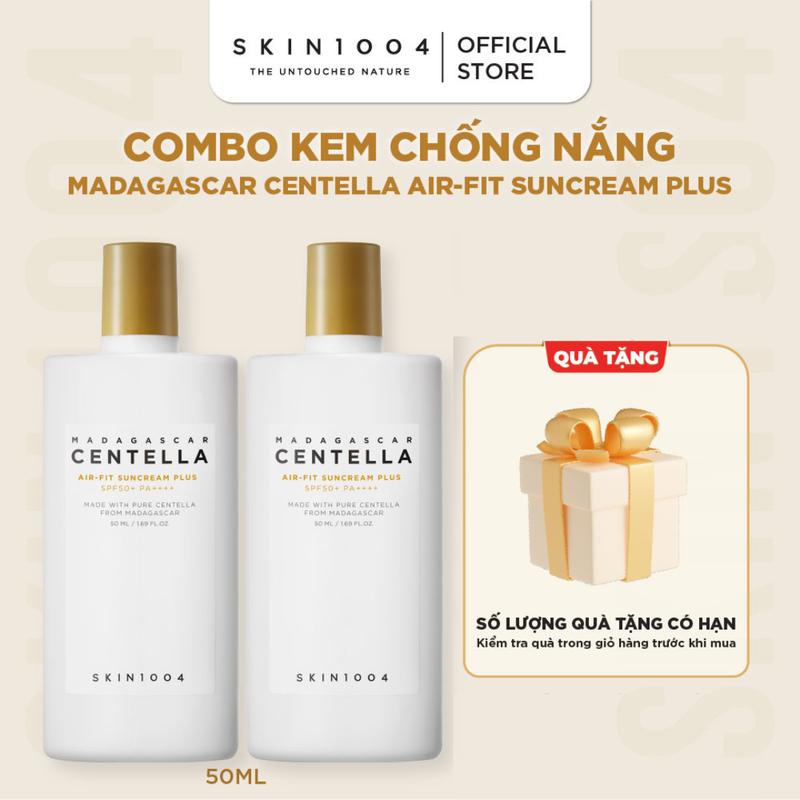   LS  SKIN1004 Combo 2 Kem Chống Nắng Madagascar Centella Air-Fit Suncream Plus SPF50+PA++++50ml 