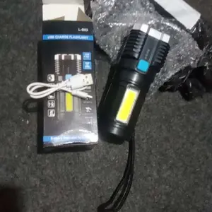 SENTER LED CAS super terang tahan lama Senter 4 LED COB Senter 4 Mode Jarak Jauh Senter Camping