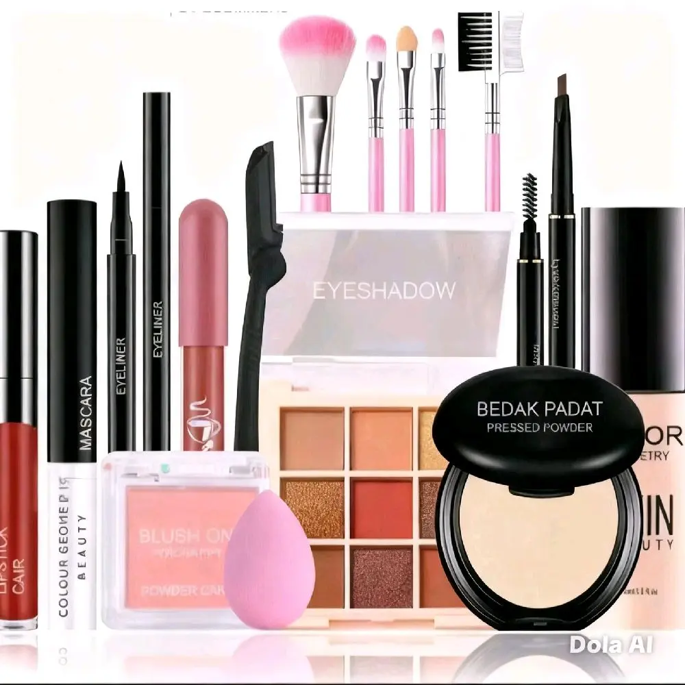 PAKET SET MAKE UP PEMULA ISI 12 ITEM MAKE UP