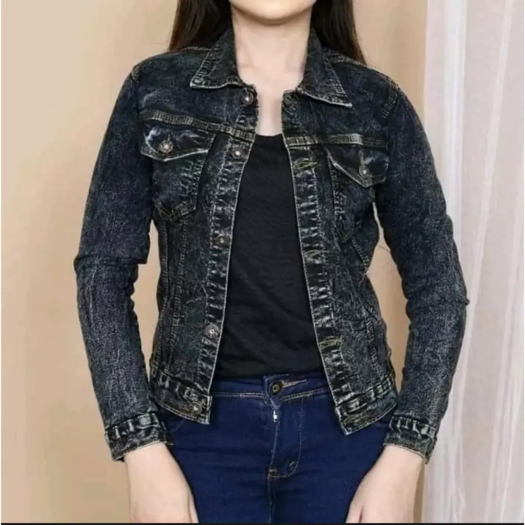Jaket Biondy Jeans Denim Jaket Jins Wanita Cewek Terbaru Jaket Cewe Murah Biondy Lepis