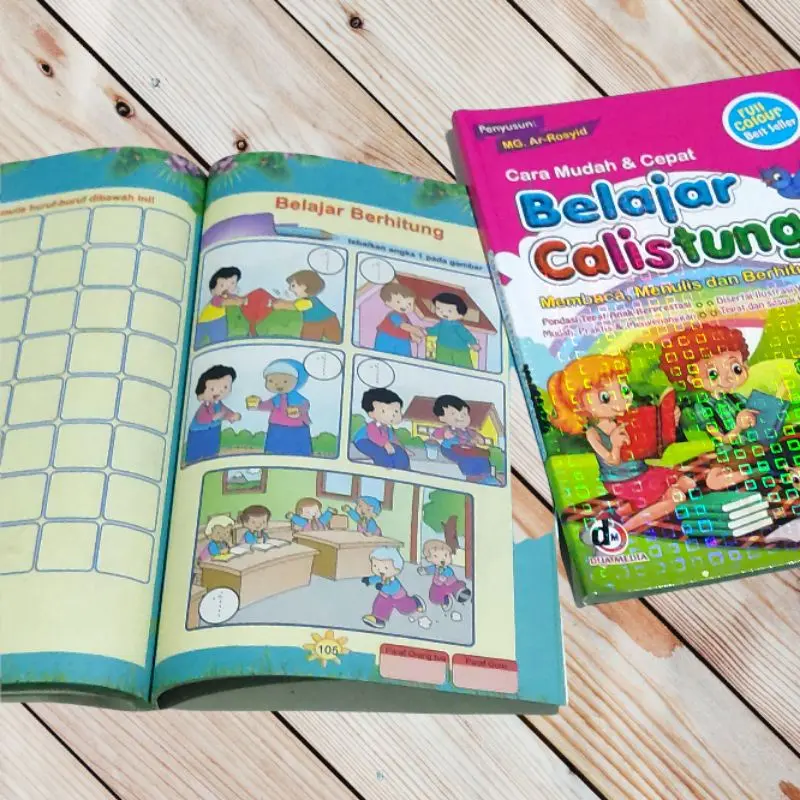 Buku Calistung , belajar menulis dan berhitung 128halaman 3