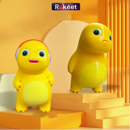 SG -Mainan Squishy Nailong Dino Kuning Terbaru Mainan Squishy Pencet Anti Stress Toys Silikon 4