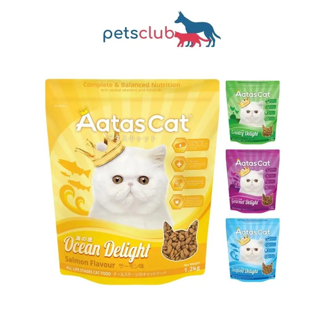 Aatas Cat - Delight Complete & Balanced Dry Cat Food, 1.2kg