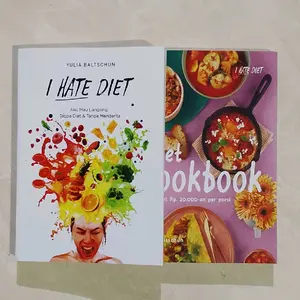 Buku Best Seller I HATE DIET & DIET COOKBOOK By YULIA BALTSCHUN Resep