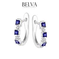 Gambar Anting Berlian Batu Blue Sapphire - Belva Jewellery - BAERLP02008 dari Belva Jewellery Online Kota Administrasi Jakarta Barat 1 Tokopedia