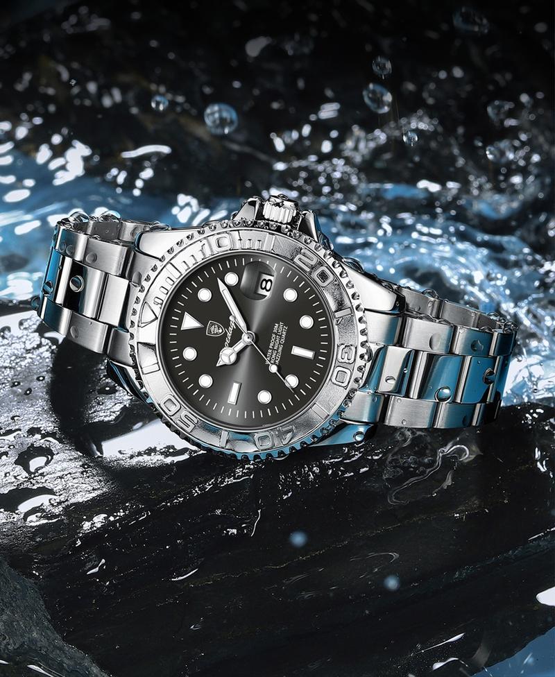 Product Introduction of Popular Men's Watch Waterproof Night Light Fashion New Quartz Watch Student Business Trend Watch 14