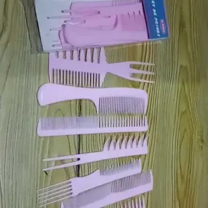 Sisir Rambut Salon Profesional 1 Set 8pcs Anti Static Hair Combs 1561