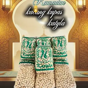 Katyla Kacang Kupas Katyla 10 Bungkus Paket Hemat 250g/bungkus Kualitas Terbaik Nutrisi Tinggi Cocok Sebagai Camilan Sehat
