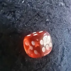 MAINAN DADU TRANSPARAN WARNA CANDY UKURAN 1.2CM 12MM SUDUT BULAT PREMIUM