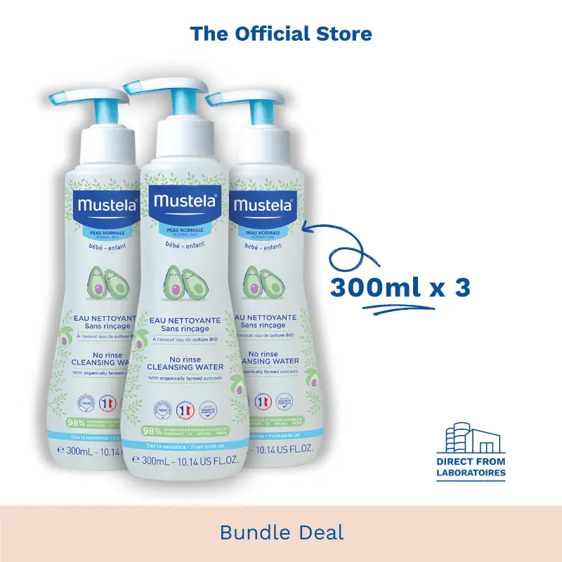 [Mustela Bundle Deal] No-Rinse Cleansing Water [Official Store]