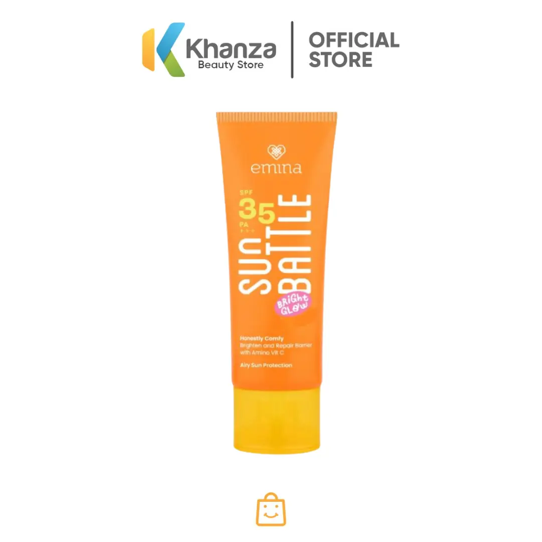 Emina Sun Battle SPF 35 PA+++ 50ml - Perlindungan Wajah Terbaik