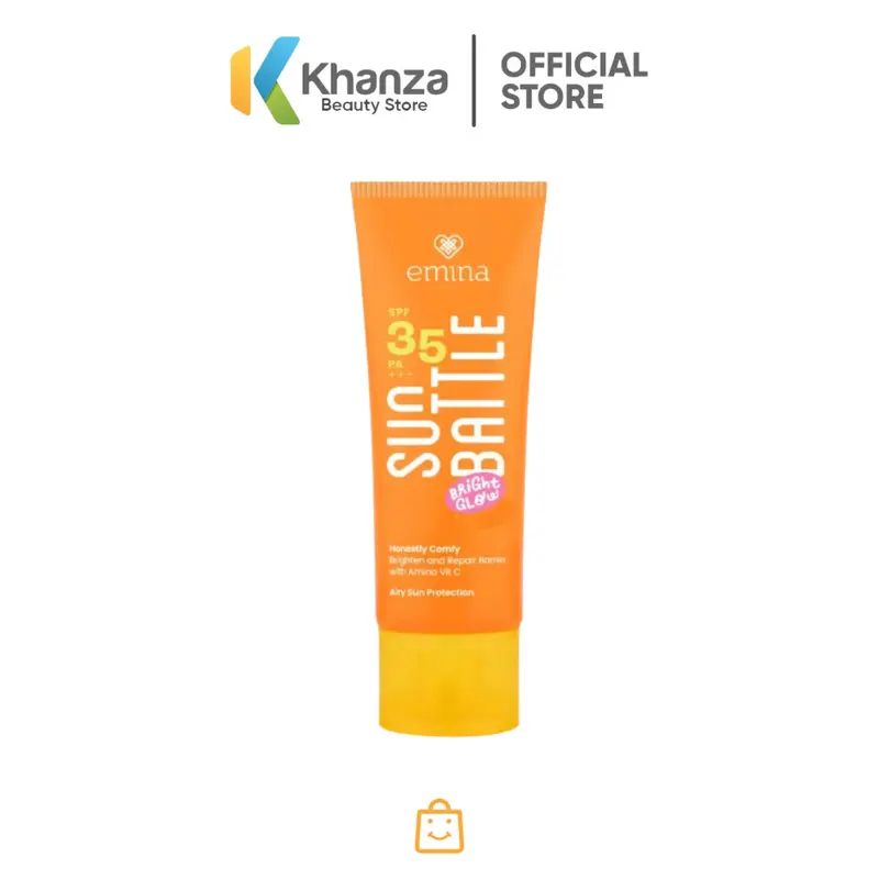 Emina Sun Battle SPF 35 PA+++ 50ml - Perlindungan Wajah Terbaik 0