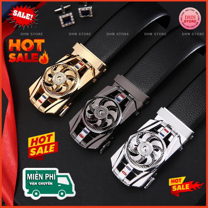 ( Sốc ) Thắt Lưng Da Nam Khóa Tự Động Hàn Quốc Sang Trọng & Tiện Lợi Chất Liệu Cao Cấp Dây Nịt PU Bền Đẹp Mềm Mại Phù Hợp Nhiều Dịp