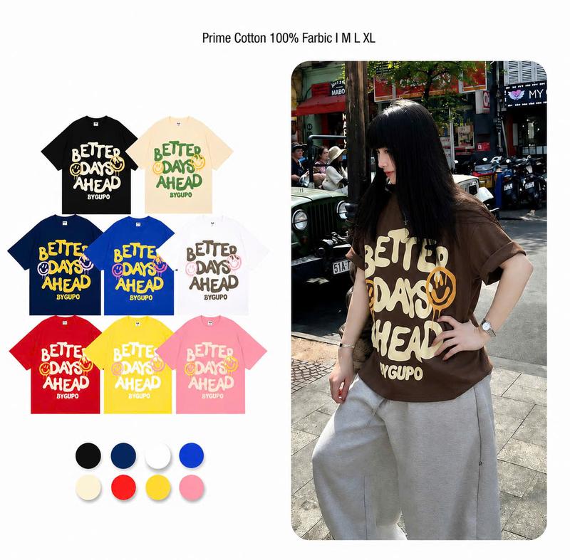 [MUA ÁO CÓ QUÀ] Áo Thun Nam Nữ IN NỔI BETTER, Áo Phông Unisex From Rộng Top Cổ Tròn Women