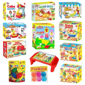 Mainan Fundoh Sapiku Es Tung-tung Mie Bakso Party Bag Es Krim Bucket Roti Panggang Cake Factory Rujak Buah Seblak Mie Pick n Play Edukasi Hadiah Anak Lilin Plastisin Clay Kreasi Seni