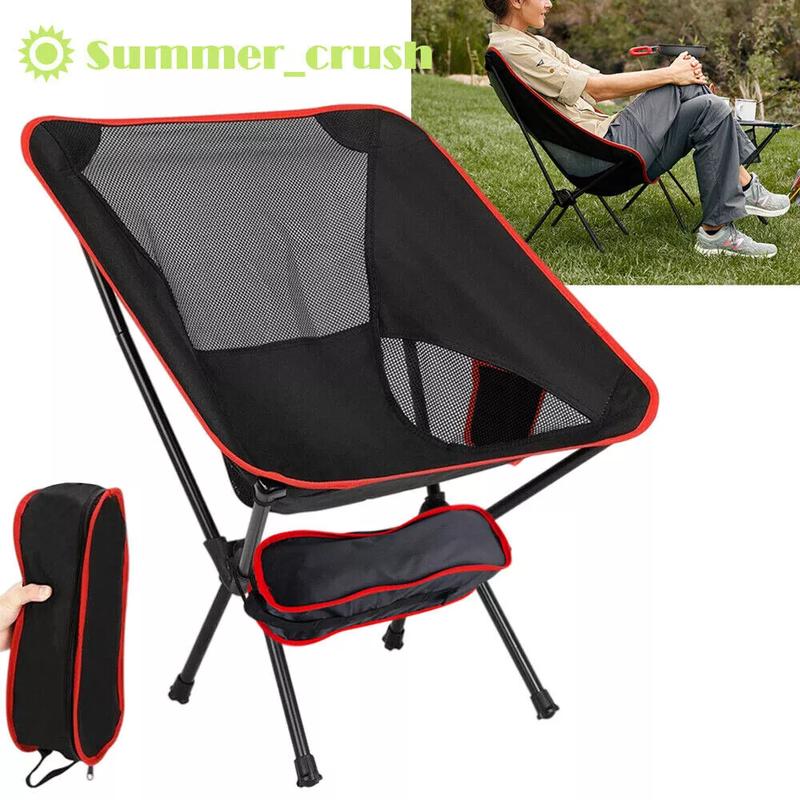 1 PCS Camping Chairs Portable, Foldable Chair Lightweight, Backpacking Chair for Adults, Folding Chairs for Outside Camp 4