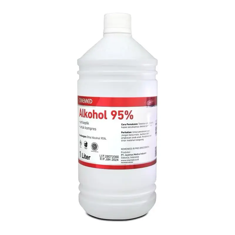 ￼Onemed - Alkohol 95% 1 liter / Alkohol Onemed 95% 1 Liter / Alkohol 1 Liter 95%/Alkohol 95% Medika 1 Liter / Alkohol 1L Medika 95% Hand