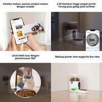 Gambar IMOU Smart Pet Feeder Otomatis 4L 2.5K Camera 360 Fish Eye Panoramic View Pet Detection dari Imou Authorized Bandung Kota Bandung 2 Tokopedia