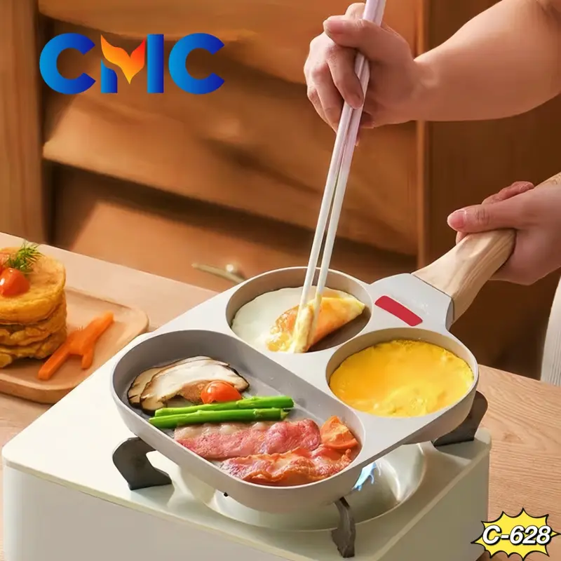 CMC[COD]Pancake Egg Omelet Frying Pan / Panci Grill Steak Daging Cetakan Telur / Hamburger Maker Breakfast C-628 3