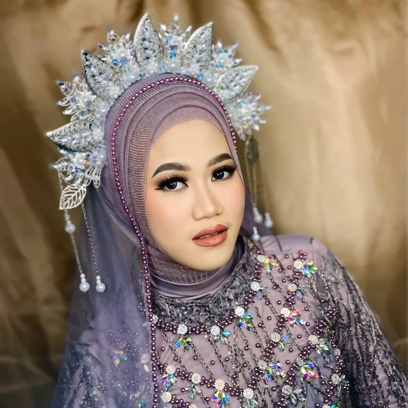 Aksesoris Sunting Merak Adat Modern untuk Tari dan Pengantin/sunting merak Bunga besar/sunting merak love 6
