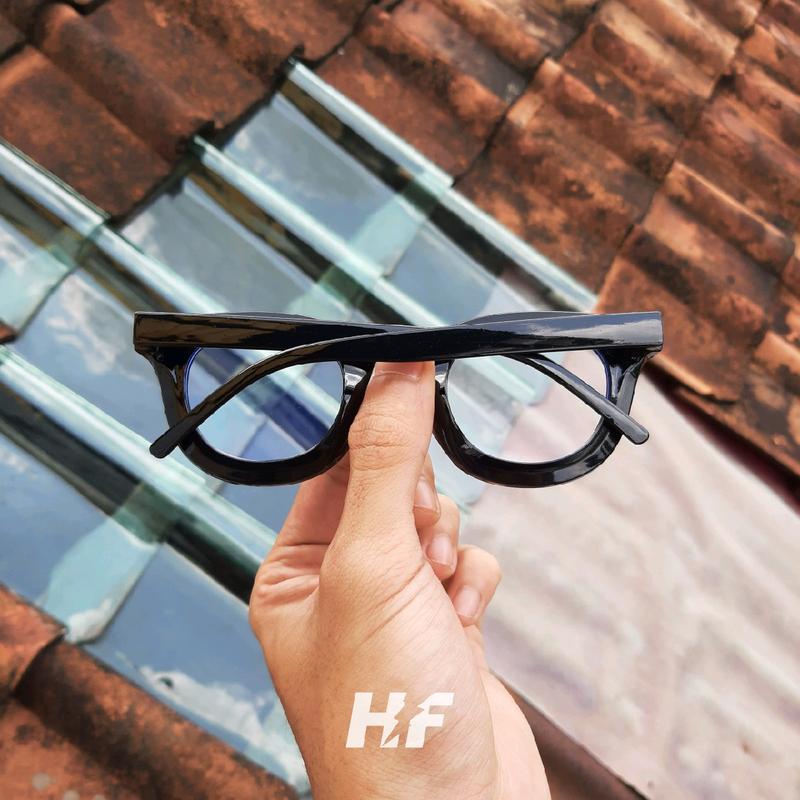 HF - Kacamata Boldie Skena Frame Tebal Eyewear Black 2