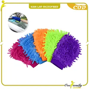 [COD] OFM C1220 Sarung Tangan Lap Cendol Multifungsi 2 Sisi Cuci Mobil Motor Anti Baret