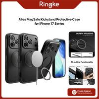 Gambar Case Compatible with iPhone 17 Pro Max RINGKE Alles MagSafe Kickstand Holder Casing Protection Hard Cover Stand Protective Casing Cover - Black, iPhone 17 Pro dari Supcase Official ID Kota Administrasi Jakarta Barat 1 Tokopedia