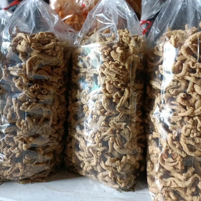 1KG Kripik Usus Ayam Crispy Original, 1kg - Asin Snack Food 3