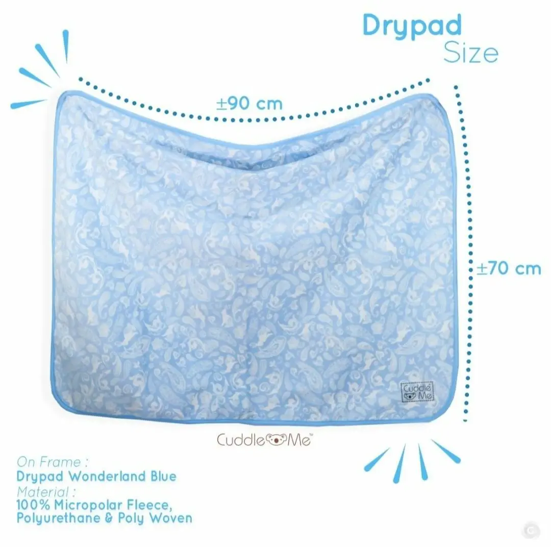 Dry Pad Cuddle Me Alas Ompol Perlak Modern Bayi Waterproof Anti Tembus
