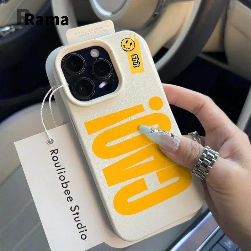 Ốp lưng điện thoại da chất lượng tốt, có họa tiết mặt cười CAO và họa tiết đơn giản. Ốp chống sốc làm từ da, dùng cho iPhone 17 Pro Max, 16 Plus, 15 Plus, 14 Plus, 13 Pro, 12 Pro Max, 12, 11 Pro Max, XR, XS, X, 8 Plus, 7 Plus