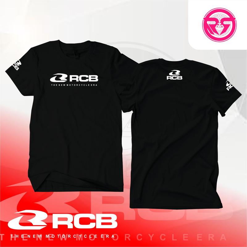 Kaos Logo KTM, RCB, KYB, DAYTONA, KING Drag, ESR, Katun Combed Distro Unisex (Pria-Wanita) Baju Lembut  Nyaman Di pakai 3