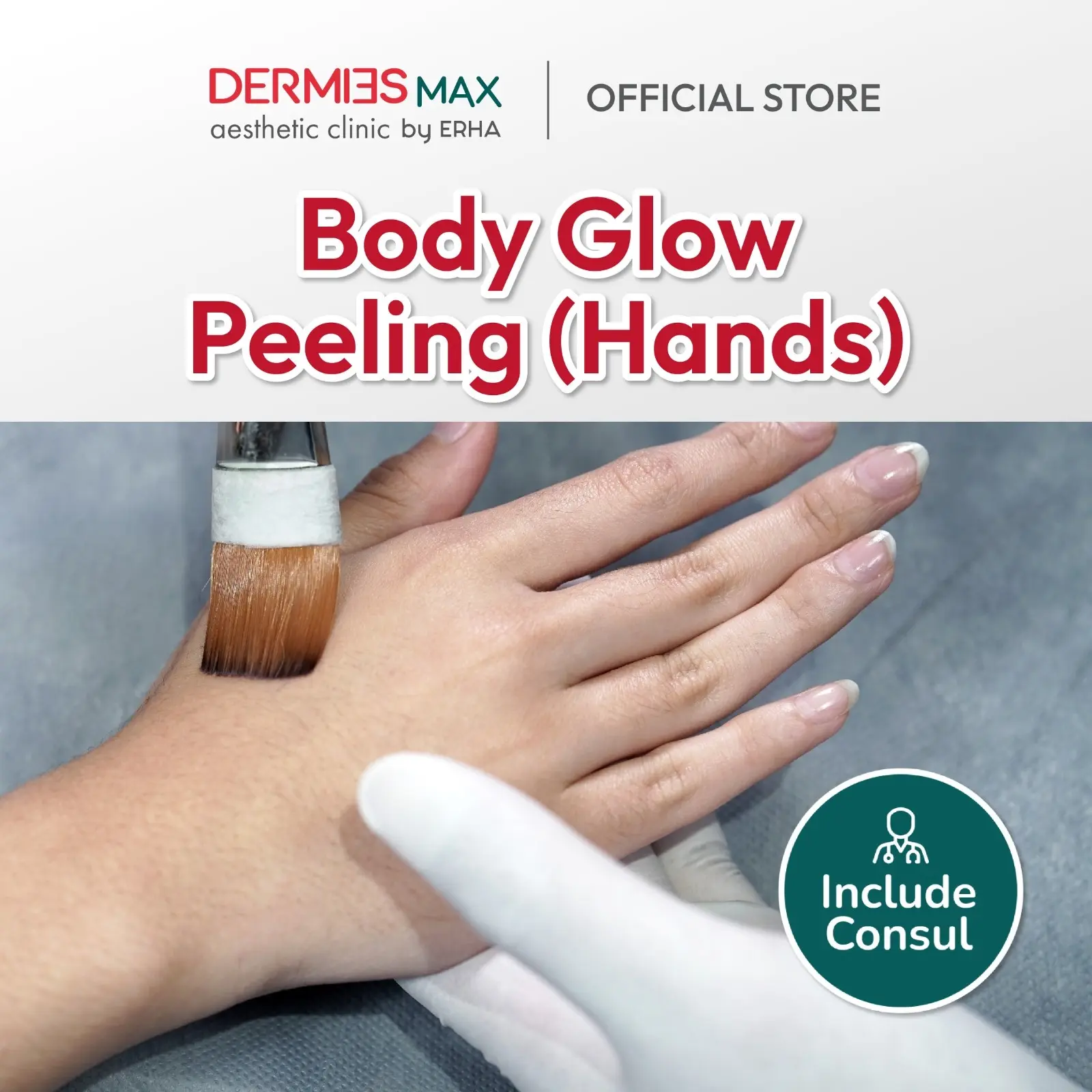 Dermies Max Body Glow Peeling Hands / Feet - Erha 21 Collagen Mask