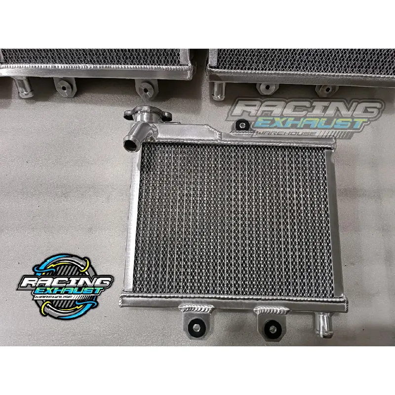 Radiator Alumunium Spac New Model ORIGINAL THAILAND Kotak Tebal Ada Pelindung Jaring Kisi kisi nya Kawasaki Ninja R RR SS Zx KR KRR New Old Victor ORI ASLI Thailand IMPORT Tebal 6