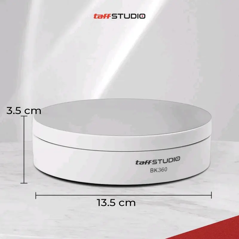 TaffSTUDIO Rotating Display Stand BK360 - Alas Putar Fotografi Profesional Holder 4