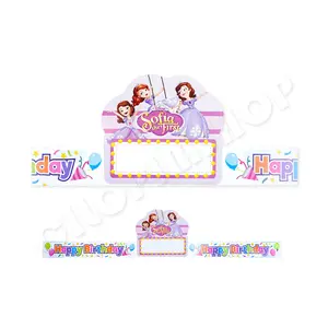 TOPI ULANG TAHUN ANAK KARAKTER KARTUN LUCU (ISI 10PCS)