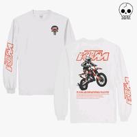 Gambar Underpake Long Sleeve Kaos Distro Pria Trail Offroad Extreme Motorcross Bikers Adventure T-shirt KTM Series - Hitam, M dari Blandwire Cloth Kab. Bandung 4 Tokopedia