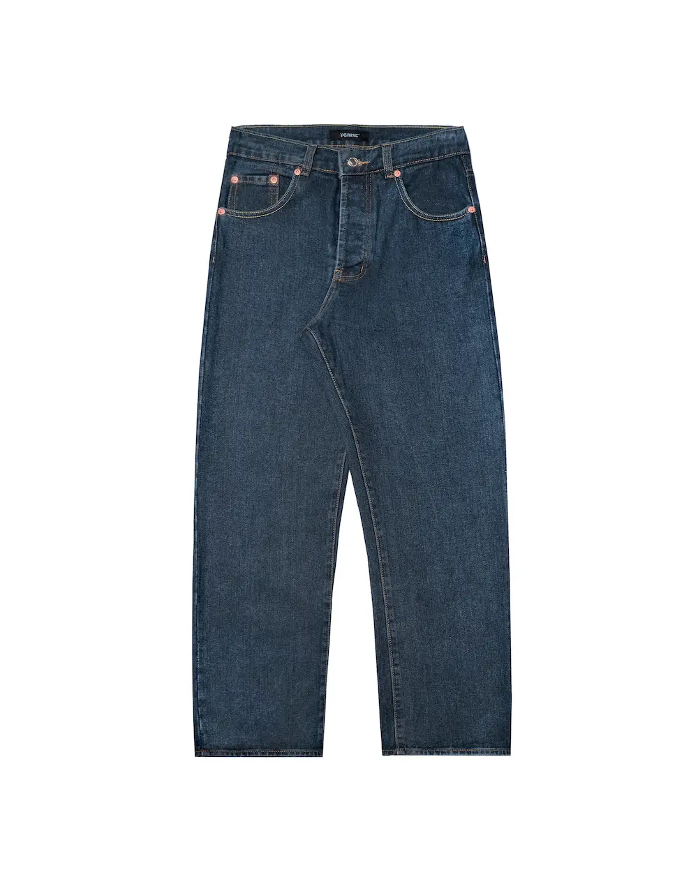 Vearst Celana Denim Baggy Griffon Medium Blue Stone Washed - Jeans