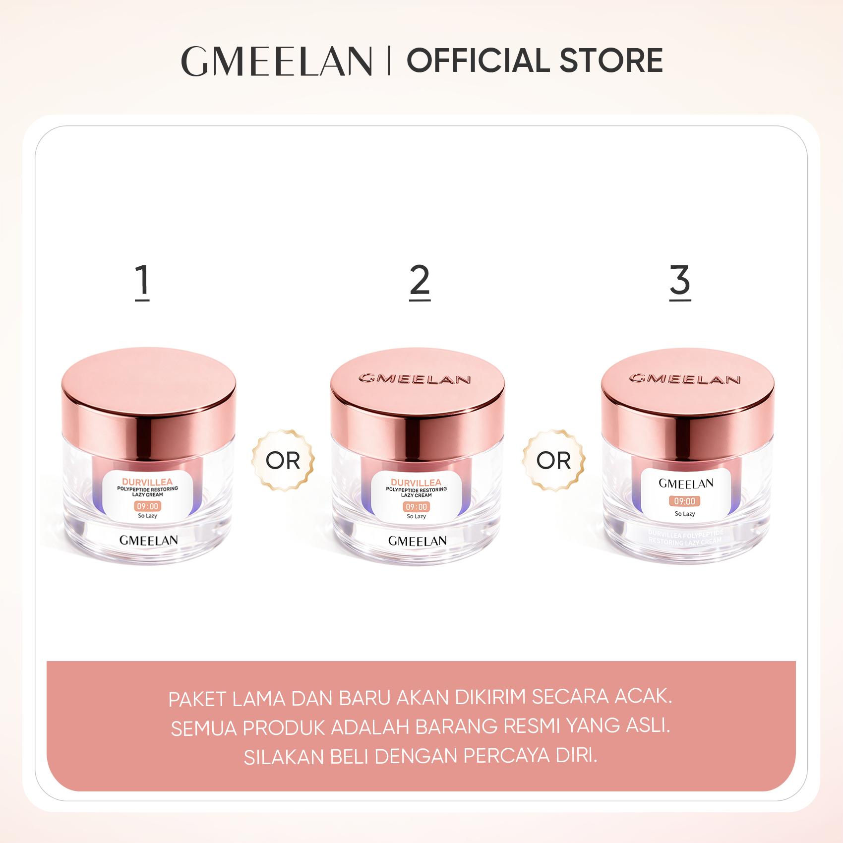 GMEELAN Durvillea Polypeptide Pemulihan Krim Malas 30g +Glabridin Pearl Peptide Brightening Cream 30g