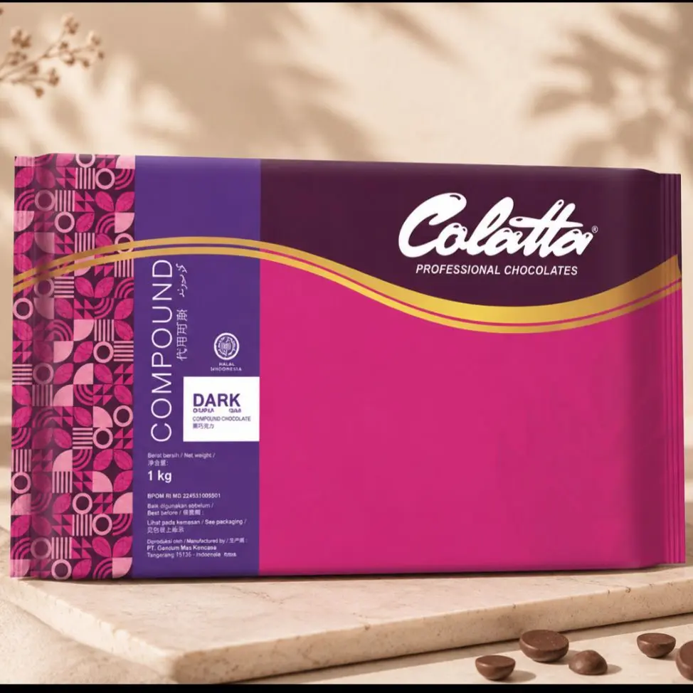 COLLATA DARK COMPOUND 1 KG - COKLAT BATANG COLLATA 1 KG