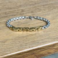 Gambar Nine Worlds Gelang Pria Stainless steel 316L hitam silver anti karat Bracelet NW-00566 dari Nine Worlds Kota Administrasi Jakarta Barat 3 Tokopedia