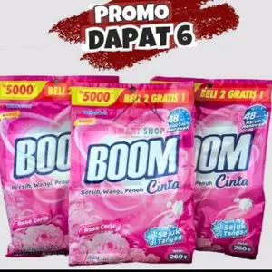 6 pcs detergen boom cinta kemasan 5000