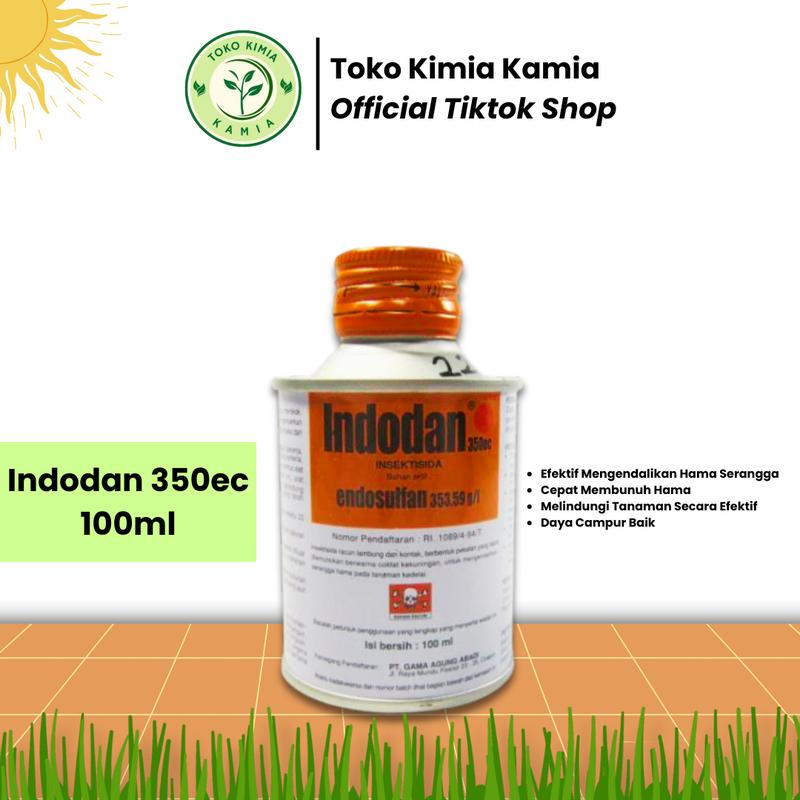 indodan 350ec obat serangga obat hama kemasan 100 ml Plastik Tanaman 0