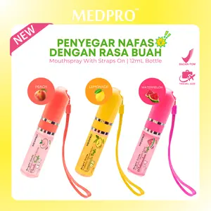 Medpro Mouthspray For Bright Smile - Penyegar Mulut Rasa Buah 12mL