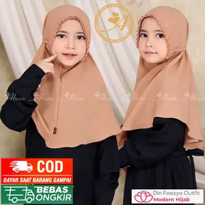 Jilbab Instan Bergo Kcb Anak Diamond Muslim Kerudung Renda Pashmina