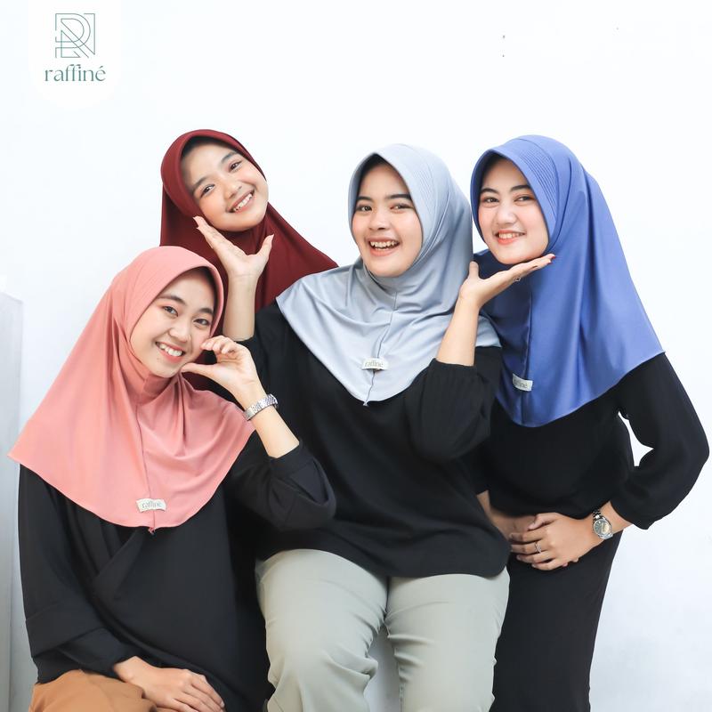Product Introduction of Hijab Bergo Daily Azizah Size S Kerudung Hamidah Wanita Muslim By raffine 33