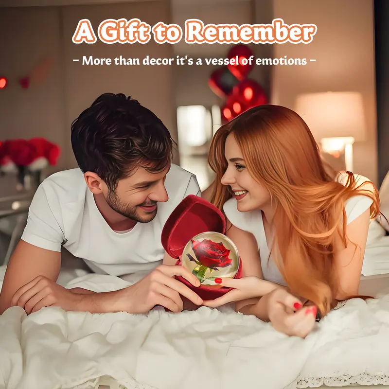 3D Kristallkugel Mit Video-Funktion - Personalisierbares Digital-Fotoalbum Für Erinnerungen